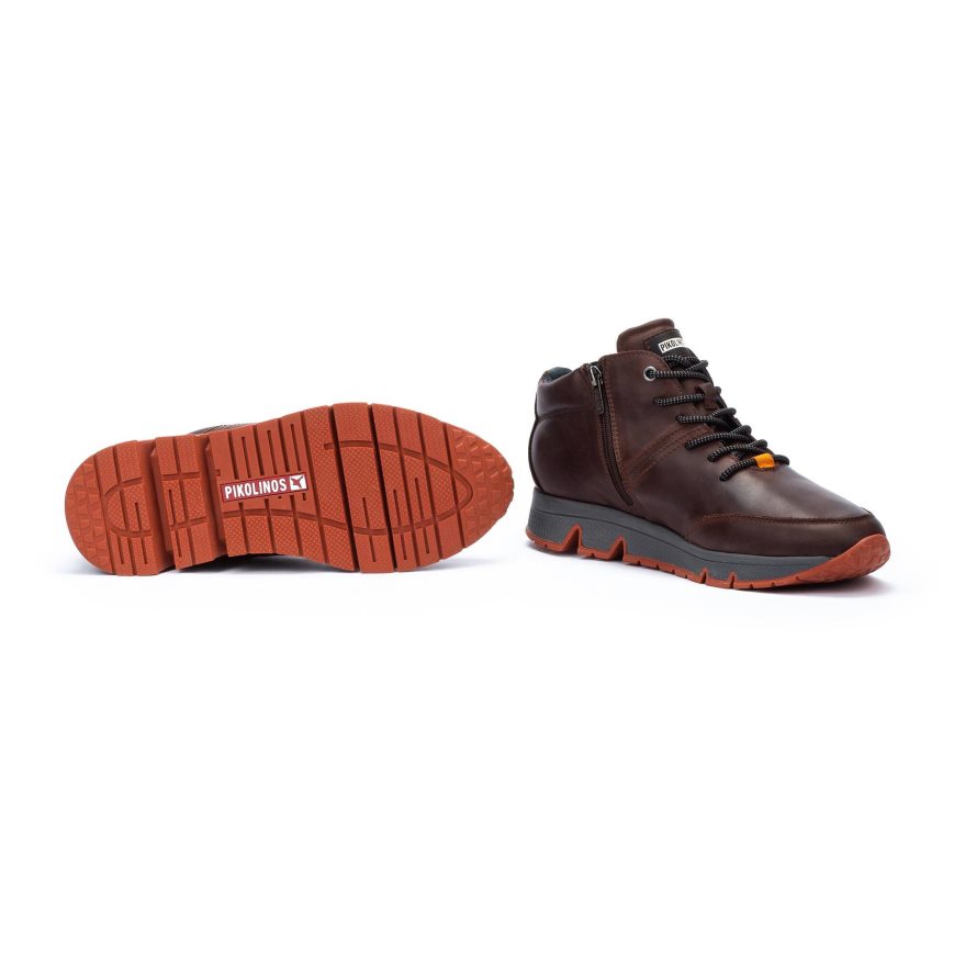 Men's Pikolinos FERROL Sneakers Brown | NZ L2A05Q7